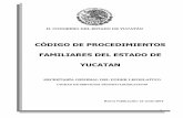 CÓDIGO DE PROCEDIMIENTOS ... - …ordenjuridico.gob.mx/Documentos/Estatal/Yucatan/wo98244.pdf · Gratuidad de los asuntos familiares ante los jueces de paz TÍTULO SEGUNDO JURISDICCIÓN