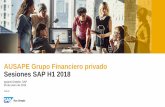 AUSAPE Grupo Financiero privado Sesiones SAP H1 … · PUBLIC Iguácel Ordejón, SAP 30 de enero de 2018 AUSAPE Grupo Financiero privado Sesiones SAP H1 2018