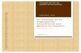 Un análisis de la segregación ocupacional por género … · RESUMEN : Este trabajo tiene como finalidad analizar la seg regación ocupacional por género en España durante los