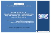 GUÍA PARA LA ELABORACIÓN Y REGISTRO DE TEXTOS O … y Medios... · Conocer los requisitos administrativos y metodológicos para el registro de textos o ... Albacete (2010). Los