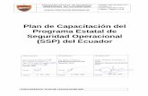 Plan de Capacitación del Programa Estatal de …€¦ · Código: MPC -001/SSP ECU Revisión: 0 ... tercera edición – 2013; ... Presentación sobre el Uso de Consultas ...
