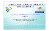 Inversión para el desarrollo e integración regional · LOON PERU LIMITED, Sucursal del Perú ... compartidos, diseñados de acuerdo a las necesidades reales de consumo del poblador,