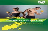 VITAMINAS Y MINERALES - ederka.com · Asi como reponer las vitaminas y minerales perdidos por el consumo energéti-co de las actividadades físicas realizadas, ademas de complementar