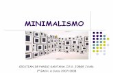 MINIMALISMO - IES JORGE JUAN / San Fernando | …iesjorgejuan.es/sites/default/files/apuntes/geografiaehistoria... · Todas sus creaciones son obras frías, carentes de cualquier