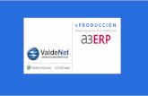 Módulo de producción a medida para - valdenet.com Especificas_vProduccio… · Interfaz y usabilidad similar a a3ERP, además está totalmente integrado en a3ERP, sin que parezca
