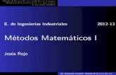 Métodos Matemáticos I - Matemática Aplicadawmatem.eis.uva.es/~jesroj/matem1/Curso/Cap03c_Esquema.pdf · Métodos de Runge-Kutta explícitos de 3 etapas Métodos de Runge-Kutta