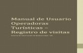 Manual de Usuario Operadoras Turísticas – Registro de …sib.ambiente.gob.ec/file/Manual de Usuario Registro de Visitas... · EC Abreviatura de Ecuatoriano EX Abreviatura de Extranjero