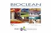 BIOCLEAN Brochure 2013 - PORTADA - … Brochure 2013… · FORMAS DE APLICACIÓN USOS INDUSTRIALES Dispone las sustancias contaminadas en suspensión, forma una película ... El producto