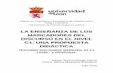 LA ENSEÑANZA DE LOS MARCADORES DEL …30ae6857-bb84-4866-bca8-2951c78e091f/b… · marcadores del discurso en el nivel c1: una propuesta didÁctica teaching discourse markers at