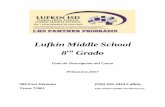 Lufkin Middle School - cpb-us-w2.wpmucdn.com · Estudios Sociales Historia de Estados Unidos ... La clase de Ciencias Pre AP se recomienda a los estudiantes que tengan ... para Estudiantes