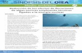 SINOPSIS DEL OIEA - iaea.org · la economía y el medio marino, las ˜ oraciones de algas nocivas constituyen, a escala mundial, uno de ... los Laboratorios del OIEA para el Medio