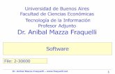 Presentación de PowerPoint - profesorfraquelli.comprofesorfraquelli.com/FILES/TECNO/A_03-02-01_SW/02... · Dr. Anibal Mazza Fraquelli – 2 Instrucciones detalladas que controlan