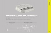 RECEPTOR INTERIOR CÓDIGO ART: 105080069 … (1).pdf · RECEPTOR INTERIOR CÓDIGO ART: 105080069 Receptor interior para transformar cualquier motor mecánico a vía radio. Compatible