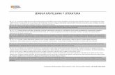 LENGUA CASTELLANA Y LITERATURA .LENGUA CASTELLANA Y LITERATURA ... y caracter­sticas de las reacciones
