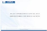 MINISTERIO DE EDUCACIÓN - Mineducinfopublica.mineduc.gob.gt/mineduc/images/f/f5/DIPLAN_DIPLAN... · de la Visión, la Misión y los Objetivos Estratégicos. Asimismo, se enumeran