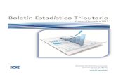 Boletín Estadístico Tributario - Dirección General de … ESTADISTICO TRIBUTARIO... · 2016-10-12 · que se atribuye al nivel de eficiencia de la Administración Tributaria, ...