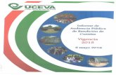  · Pendón Publicitario "AUDIENCIA . Institución de Educación Superior UCEVA Unidad Central del Valle del Cauca INFORME DE AUDIENCIA DE RENDICIÓN DE CUENTAS- Vigencia 201S 1.3