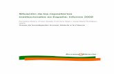Situación de los repositorios institucionales en España ...digital.csic.es/bitstream/10261/11354/1/Informe2009-Repositorios_0.pdf · creciente tanto en su número como en la cantidad