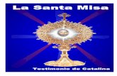 La Santa Misa internet - Autores Catolicos · homilía del sacerdote para entrar en la Iglesia. ... en el suelo para que ellos no sientan la dureza, sino que los aliviemos con el
