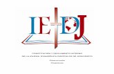 Constitucion IEDJ - DOC ENERO 2015 FJAiedj.org/documents/Constitucion_IEDJ-DOC_ENERO_2015_FJA.pdf · ética de nuestra fe cristiana a través de los valores bíblicos y teológicos