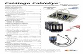 Catálogo CableEye - ditecom.com · mo de 64 conductores, no expandible), un set de tarjetas CB15, programa para PC, base de datos de mas de 200 cables están- dar, interface USB,