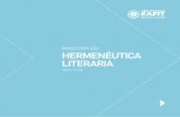 MAESTRÍA EN HERMENÉUTICA LITERARIA - … · en Hermenéutica Literaria y artículos derivados de trabajos de investigación de la Maestría en Estudios Humanísticos. La primera