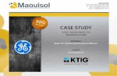 envio K-TIG GE Case Study v01 - Maquisol · 8Maouisol una empresa de productos y servicios para soldaduras GE'S RESULTS USING Impact of K-TIG on 8mm 347 stainless steel fabrication