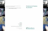 Productos de limpieza de precisión - petroferm.com Cleaning... · Una empresa de Vantage Specialty ChemicalsNA Versión 01 Spa/LA 06/2013 ... Otros folletos: Productos de limpieza