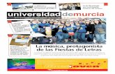UMU/El Faro/Elfaro28marzo.pdf · honor a San Isidoro con un programa en el que ... que dirige el catedrático de la Universidad de Murcia Juan Bautista ... celebración dei Día del