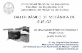 TALLER BÁSICO DE MECÁNICA DE SUELOScecfic.uni.edu.pe/archivos/suelos/suelos 2017/12- 13 Compactacion.pdf · ¿Cuál es el objetivo de la compactación del ... Compactación de suelos