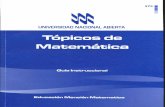 575 Guia Instruccional Tópicos de Matemáticabiblo.una.edu.ve/docu.7/bases/marc/texto/m30716.pdf · aplicaciones que s e pongan de manifiesto en los temas como grafos, matrices,