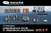 Catálogo HIDRÁULICA Y REGULACIÓN 2017 - teula.es · - Bomba alta eficiencia Wita Delta HE55 - Aislamiento de alta densidad ... - Presión max: 10 bar - Temperatura hasta 120 ºC.