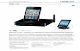 2012 NEW PRODUCT RELEASE DS-A5 Puerto DS-A5 para iPod ... · • Mando a distancia • Adaptador de CA • Cables de A/V y RI • Manual de instrucciones ... iPhone, iPod, iPod classic,