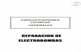 REPARACION DE ELECTROBOMBAS - …ossesanjuan.com.ar/v2/institucional/wp-content/uploads/2017/05/... · prueba hidrÁulica y curva de rendimiento 4 mano de obra por desarmado 5 mano