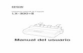 Manual del usuario · Impresora matricial de 9 agujas Manual del usuario. 2 L ... sueltas o un soporte de rollo de pape l, puede expandir las capacidades de la impresora.