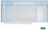 KIT PUERTA -PERSIANA - vbh.com.es · GEZE ofrece un sistema de puertas automáticas de constatada ﬁ abilidad, ... En caso de suscribir contrato de mantenimiento, esta se extenderá