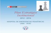 Plan Estratégico Institucional - ::HOSPITAL DE ... · Emergencias Pediátricas (HEP) ... 2011 - HEP/MINSA, se aprobó el Plan Estretégico Institucional 2012 - 2016, para su posterior