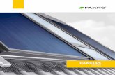 PANELES - fakro.es · instalación de paneles solares en la cubierta. ... El uso de un tapajuntas especial facilita un rápido y seguro ensamblaje con el material de cubierta.