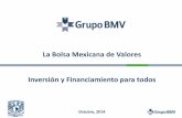 La Bolsa Mexicana de Valores Inversión y … · 2014-12-26 · Capital de Riesgo Crédito Bancario Deuda Corto y Largo Plazo ... financiero, corporativo, de negocio y estructura
