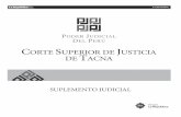 Corte Superior de Justicia de Tacna - s3.amazonaws.com · JUSTICIA EN TU COMUNIDAD DE LA CORTE SUPERIOR DE JUSTICIA DE TACNA REALIZÓ ... Aniversario de la Batalla del Alto de la