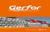 Colombia corre por nuestras venas - Gerfor€¦ · - Geomallas de Fibra de Vidrio o repavimentación. ... - Con sofware de diseño para pavimentos, reduciendo espesores de estructura