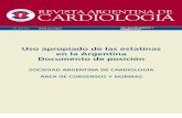 Uso apropiado de las estatinas en la Argentina … · ANTZELEVITCH, CHARLES (EE.UU) Masonic Medical Research Laboratory BADIMON, JUAN JOSÉ (EE.UU) ... de colesterol. En contexto