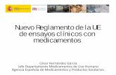 Nuevo Reglamento de la UE de ensayos clínicos con … · Jefe Departamento Medicamentos de Uso Humano Agencia Española de Medicamentos y Productos Sanitarios. 0 1000 2000 3000 4000