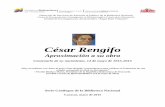 César Rengifo · César Rengifo: breve cronología vital Pintor y muralista venezolano, fue además dramaturgo, poeta, periodista, promotor cultural, autodidacta, anti-