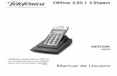 Office 135 / 135pro - Centralita panasonic |centralitas ...centralitatelefonicas.com/archivos/productos/1304_1.pdf · través de las funciones de la tecla Fox • pulsar y ... Invertir