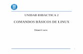 COMANDOS BÁSICOS DE LINUX - elara.site.ac.upc.eduelara.site.ac.upc.edu/documentacion/LINUX - UD2 - Comandos Gesti… · /bin contiene el resto de comandos de la consola y utilidades