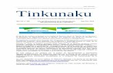 ISSN 1666-5937 Tinkunaku - … · Por su capacidad de trascender las fronteras lingüísticas y culturales, atraer inmediatamente la ... Estimados participantes de la Alianza SIDALC,