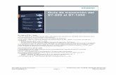 Guía de transición del S7-200 al S7-1200 · Page 1 S7-1200 Guía de transición © Siemens AG 11/2009. All Rights Reserved. A5E02486863-01 Industry Sector