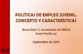 POLÍTICAS DE EMPLEO JUVENIL. CONCEPTO Y ... - … EMPLEO JUVENIL 2015.pdf · es I Conferencia Iberoamericana de Juventud (1987). VII Cumbre Iberoamericana de Jefes de Estado y de