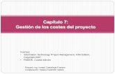 Capítulo 7: Gestión de los costes del proyectodis.unal.edu.co/~icasta/GGP/_Ver_2010_2/2010_2_GGP_Clases/GGP_… ·  . Presupuesto de costes